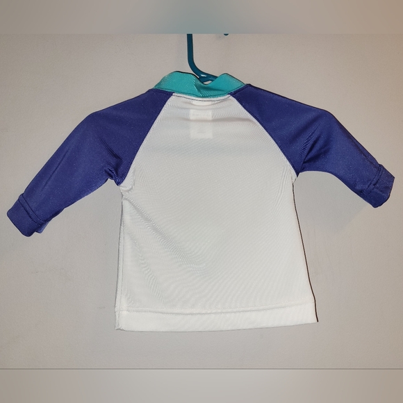 🐘 Vintage Gymboree Elephant Oasis White Rashguard Swim Shirt 0-3 Months 🆕️ - Picture 3 of 5